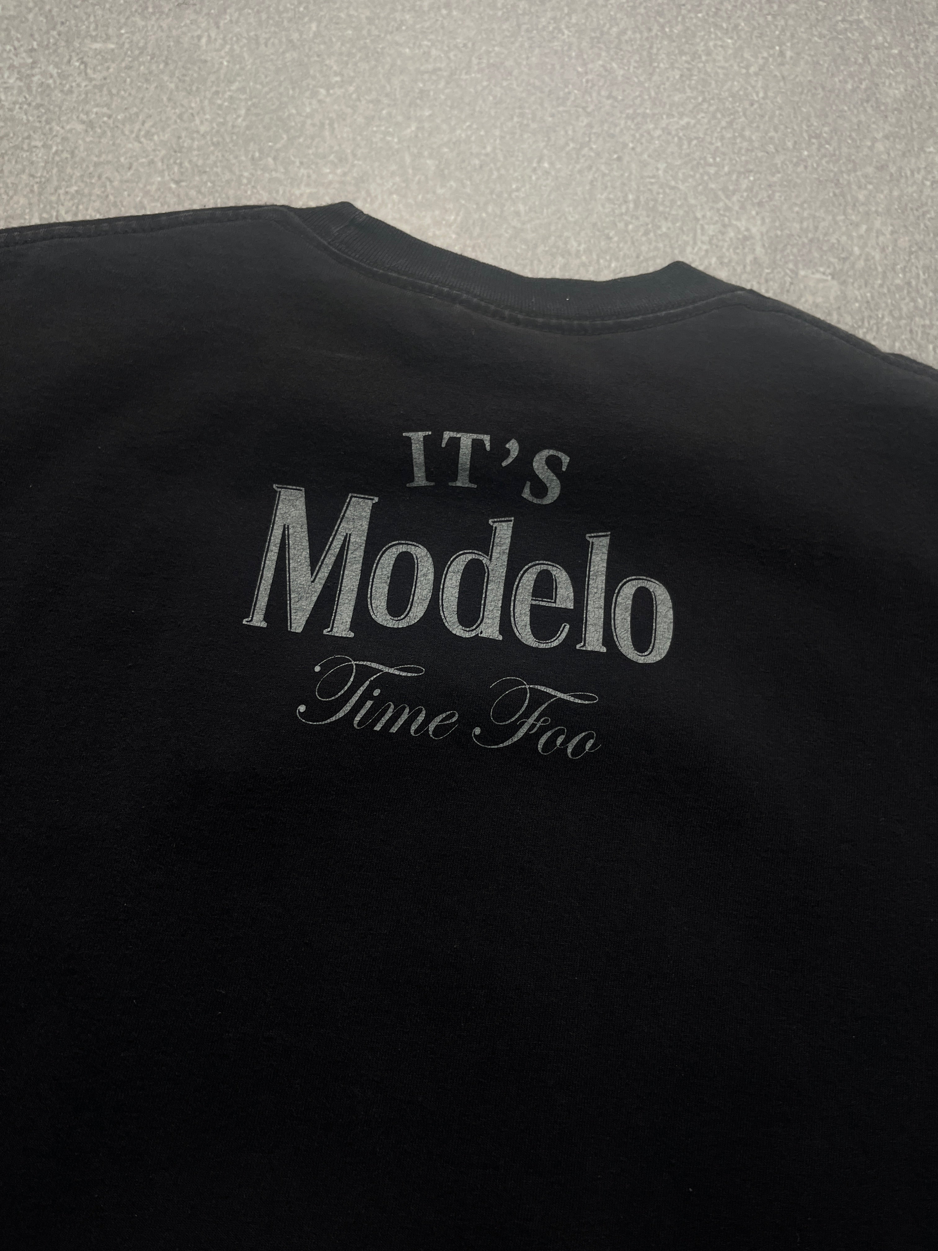 Vintage Modelo T Shirt Black // X-Large - RHAGHOUSE VINTAGE