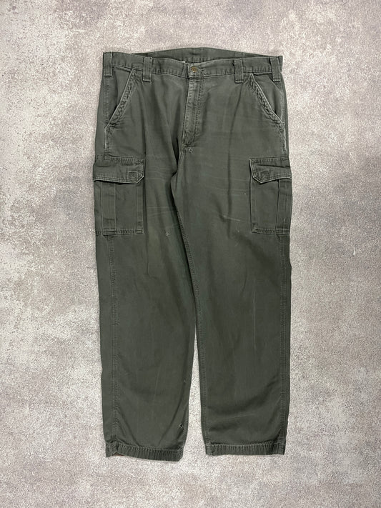 Vintage Carhartt Cargo Pants Green // W40 L33 - RHAGHOUSE VINTAGE
