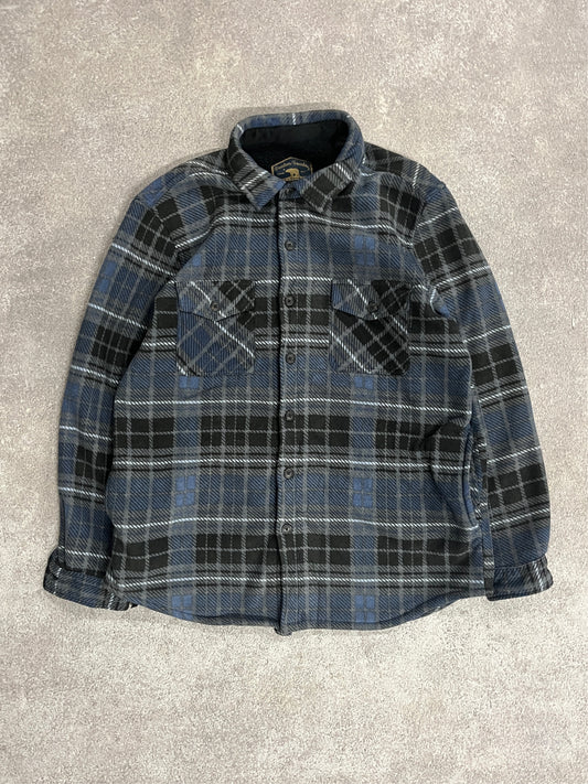 Vintage Fleece Shirt Blue // Large - RHAGHOUSE VINTAGE