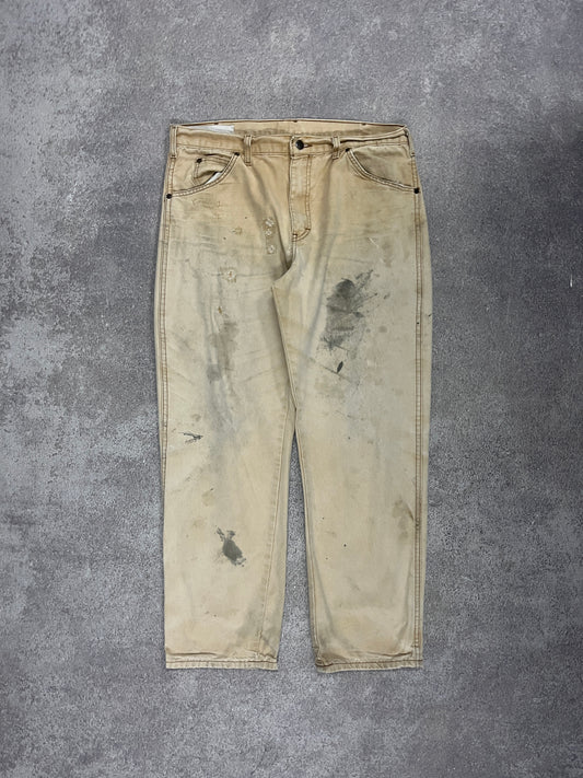 Vintage Dickies Pants Beige // W33 L29 - RHAGHOUSE VINTAGE