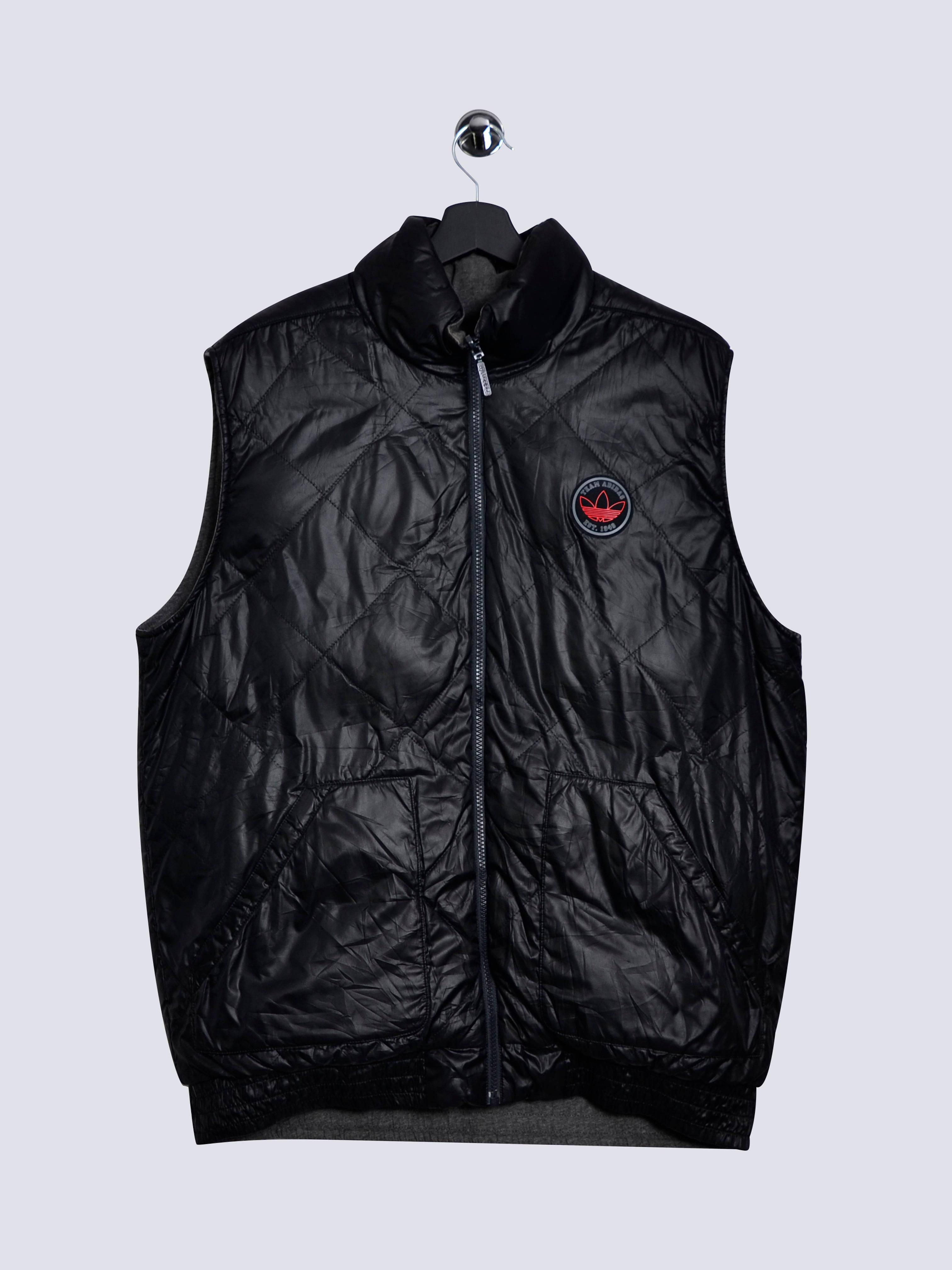 Adidas Team Vest Black // Large - RHAGHOUSE VINTAGE