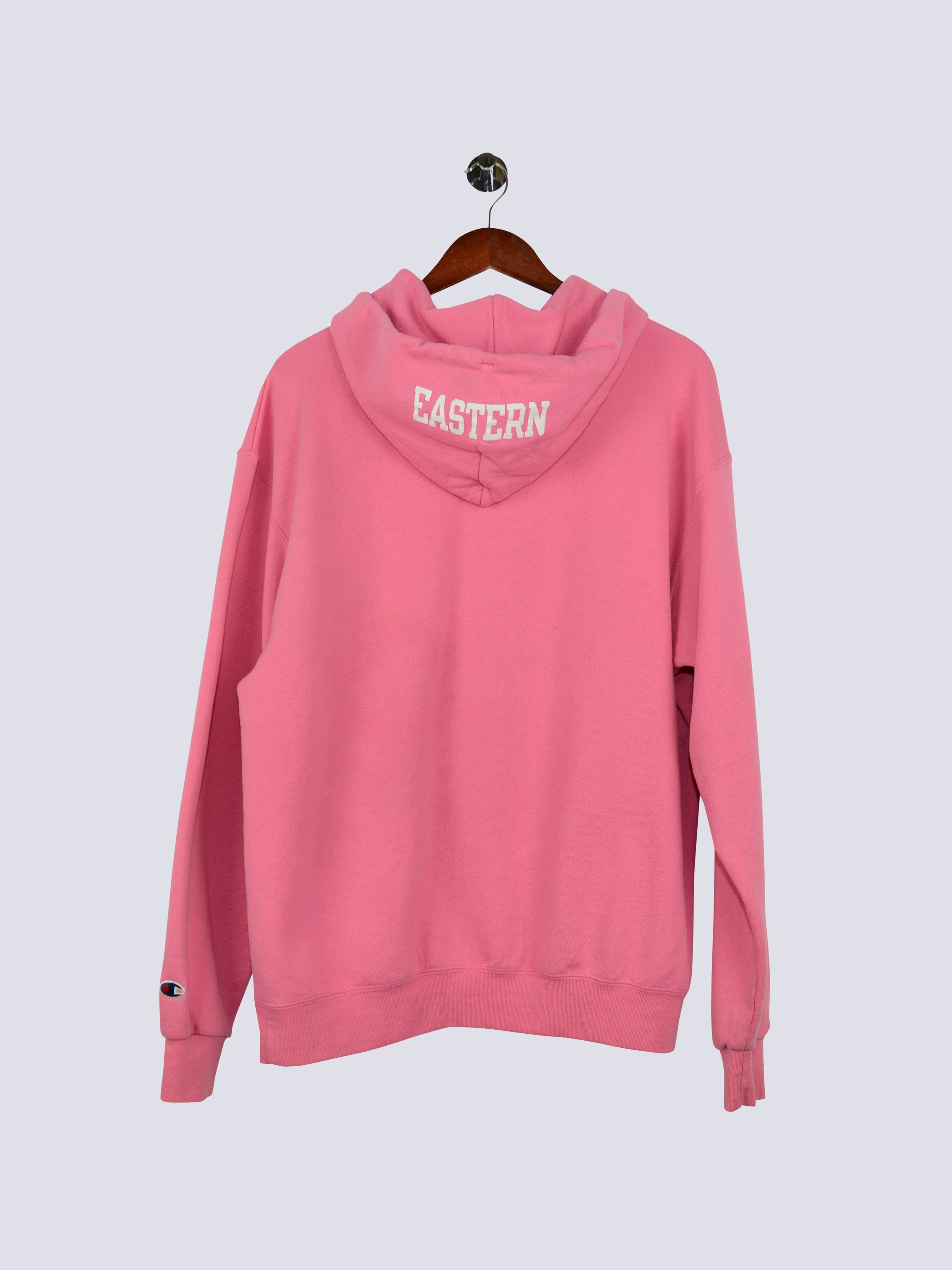 Champion Connecticut State University Hoodie Pink // Large - RHAGHOUSE VINTAGE
