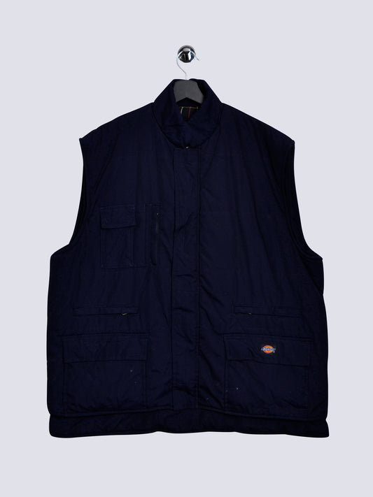 Dickies Workwear Vest Blue // Large - RHAGHOUSE VINTAGE