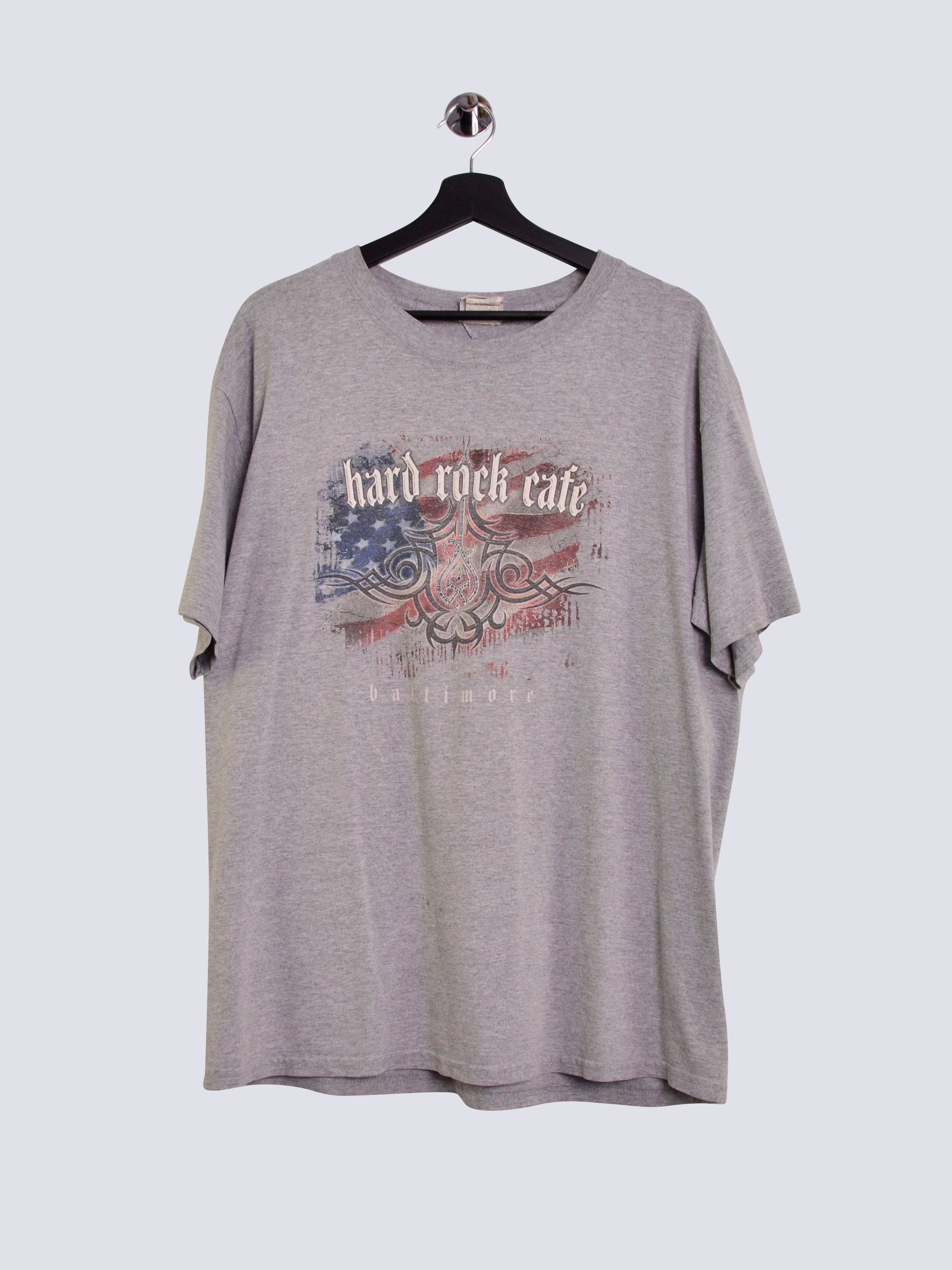 Hard Rock Cafe Baltimore Shirt Grey // Large - RHAGHOUSE VINTAGE