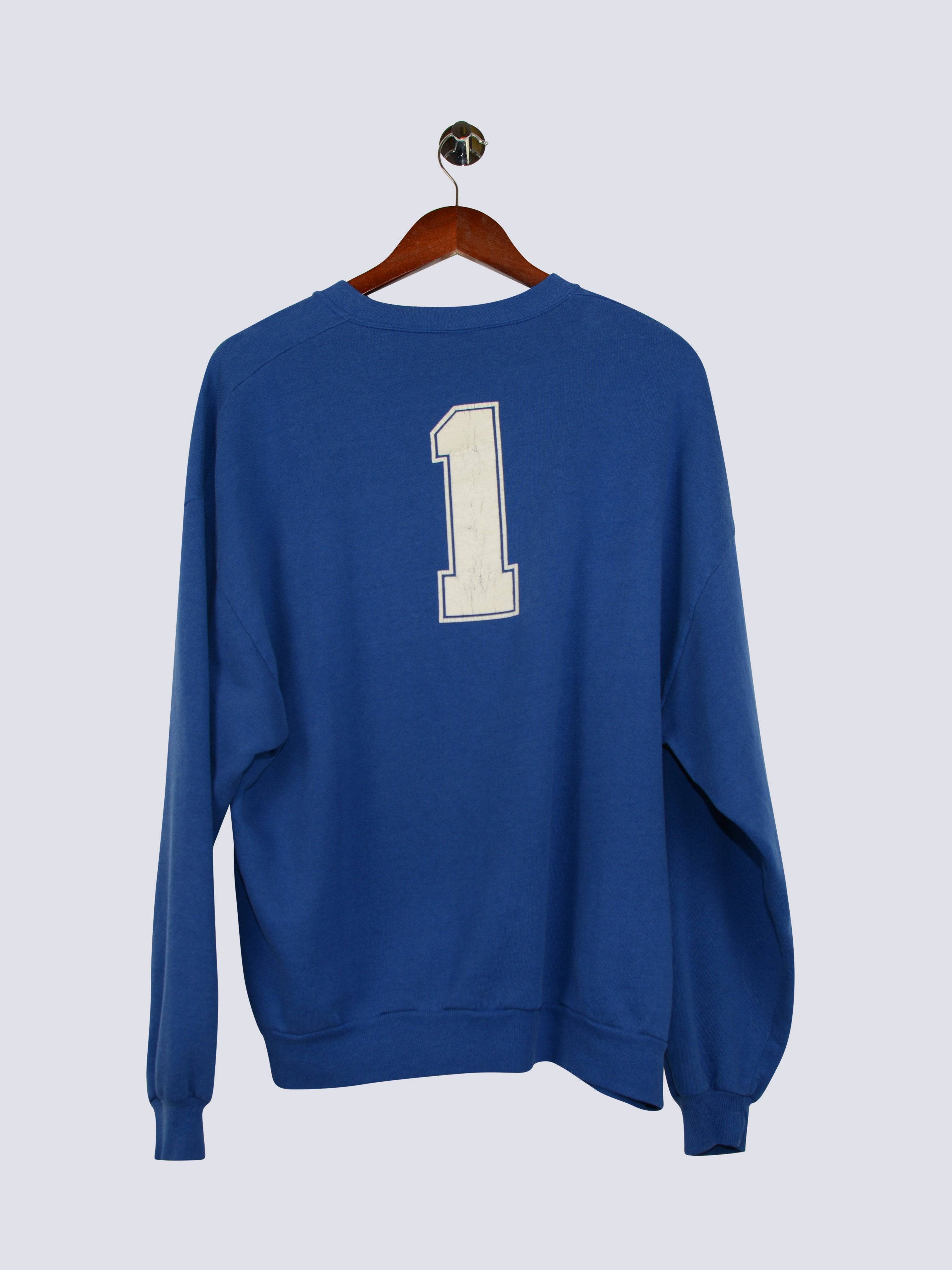 Kentucky No.1 Logo Sweatshirt Blue // Medium - RHAGHOUSE VINTAGE