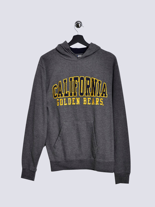 California Golden Bears Embroidered Hoodie Grey // Small - RHAGHOUSE VINTAGE