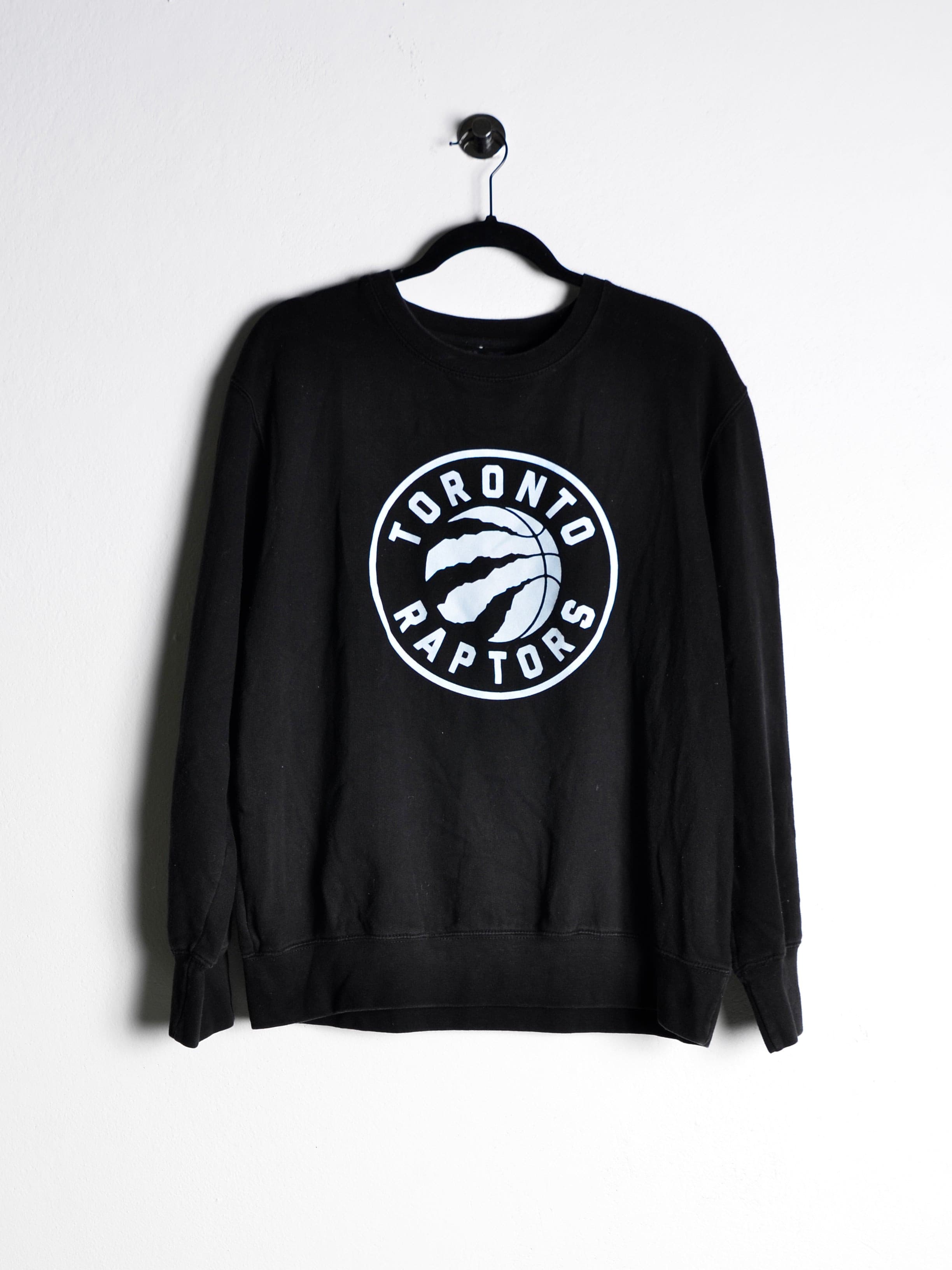NBA Toronto Raptors Sweatshirt Black // Small - RHAGHOUSE VINTAGE