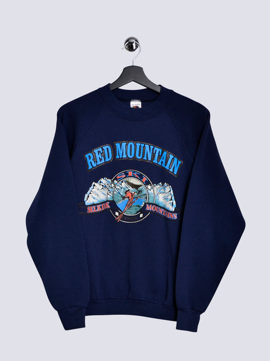 Red Mountain Canada Sweatshirt Blue // Small - RHAGHOUSE VINTAGE