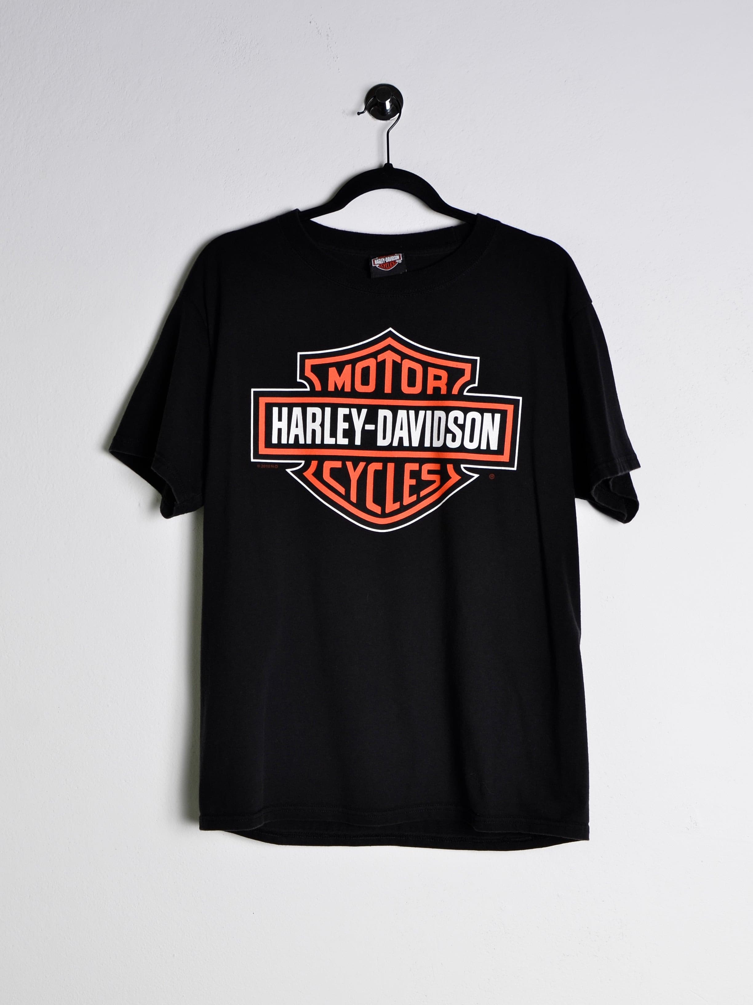 Vintage Harley Davidson „Quantico“ Tee Black // Small - RHAGHOUSE VINTAGE
