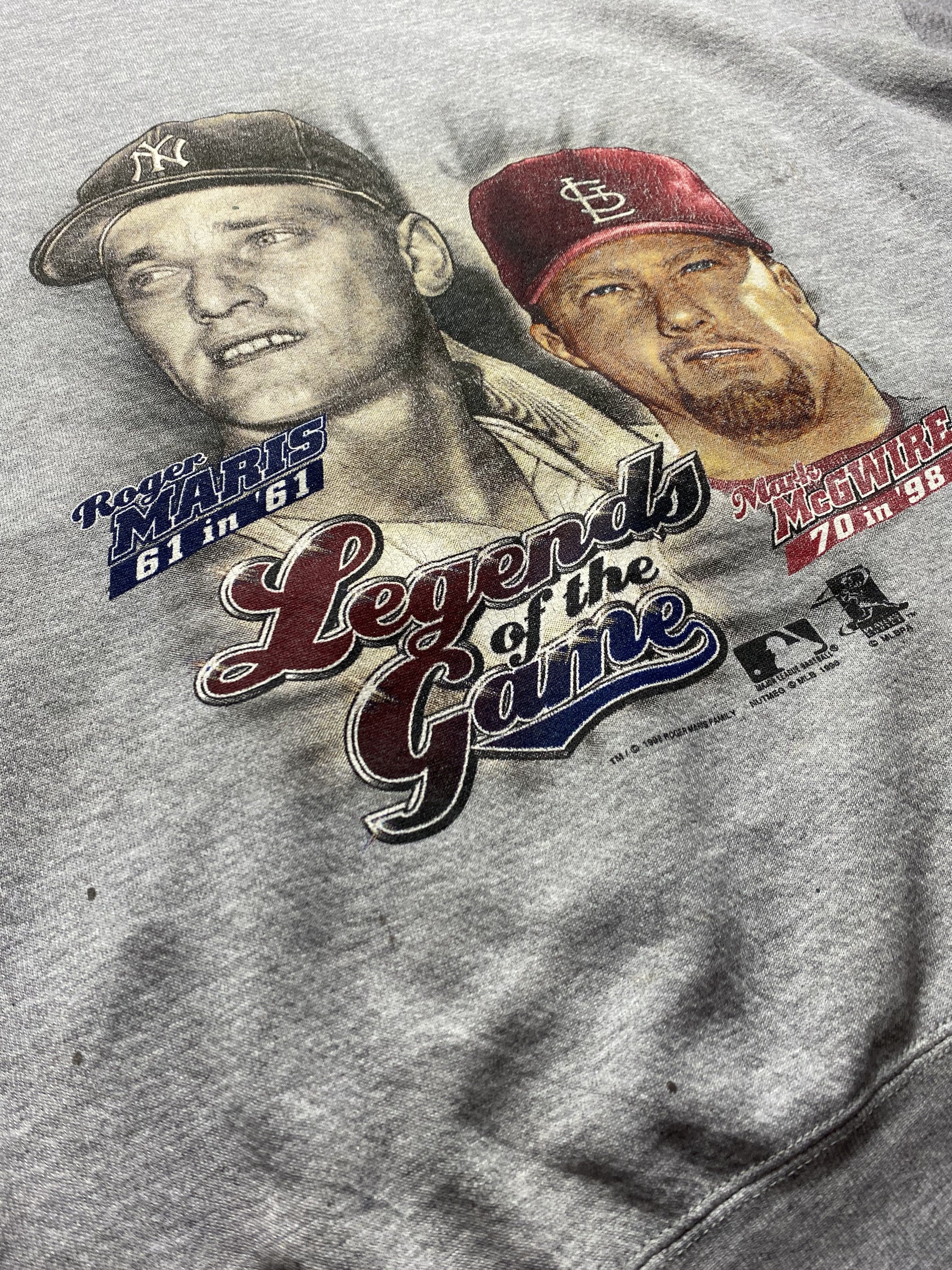 MLB Legends of the Game Sweatshirt Grey // X-Large - RHAGHOUSE VINTAGE