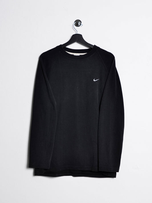 Nike Basic Sweatshirt Black // X-Large - RHAGHOUSE VINTAGE