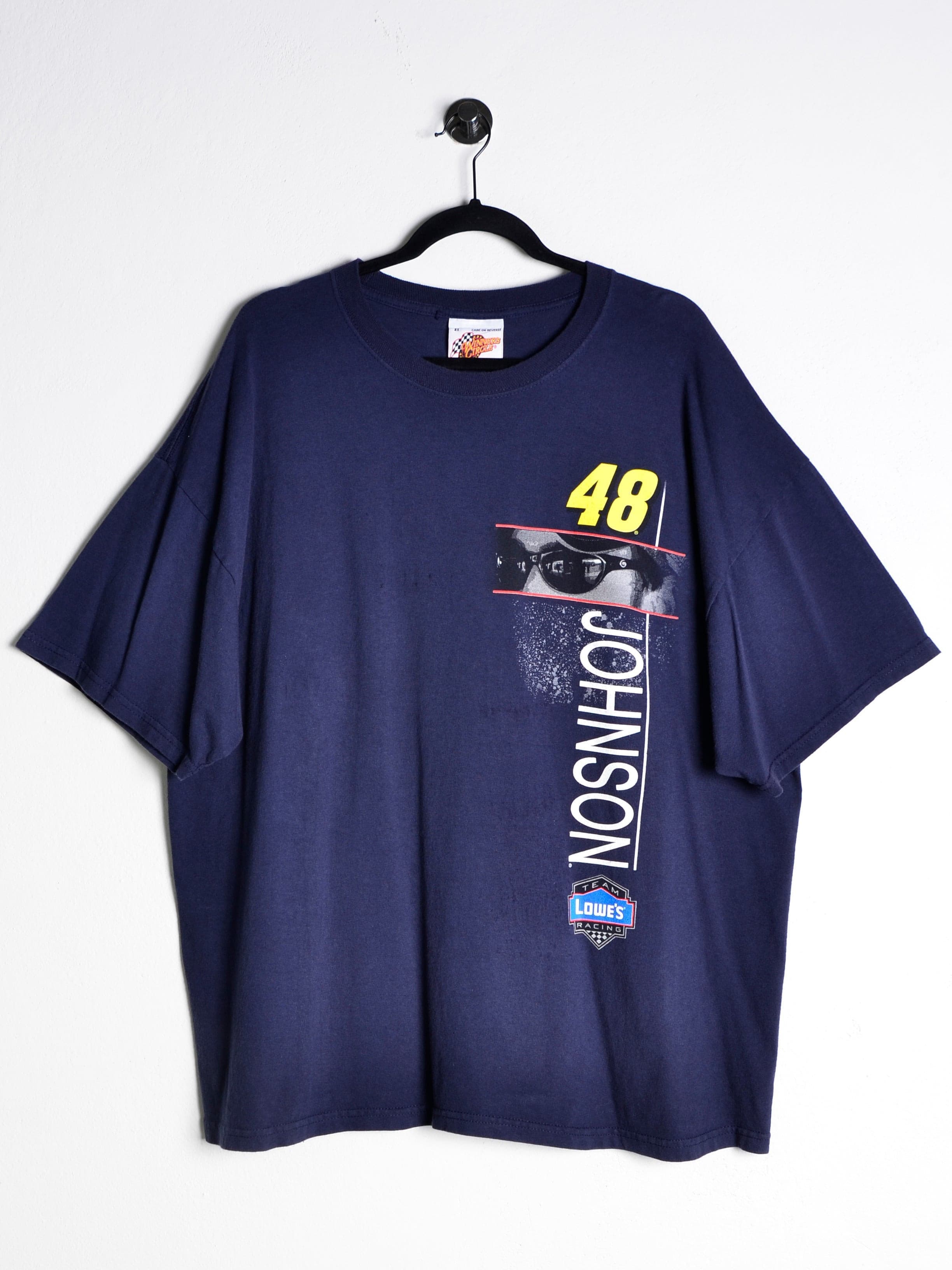 Vintage Nascar „Jimmie Johnson“ Tee Blue // X-Large - RHAGHOUSE VINTAGE