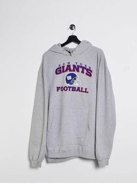 NFL New York Giants Big Logo Hoodie Grey // XXL - RHAGHOUSE VINTAGE