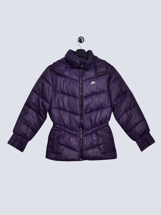Nike Womens Small Logo Jacket Purple // XXS - RHAGHOUSE VINTAGE