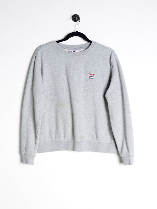 Vintage Fila "Basic" Sweatshirt Grey // XXS - RHAGHOUSE VINTAGE