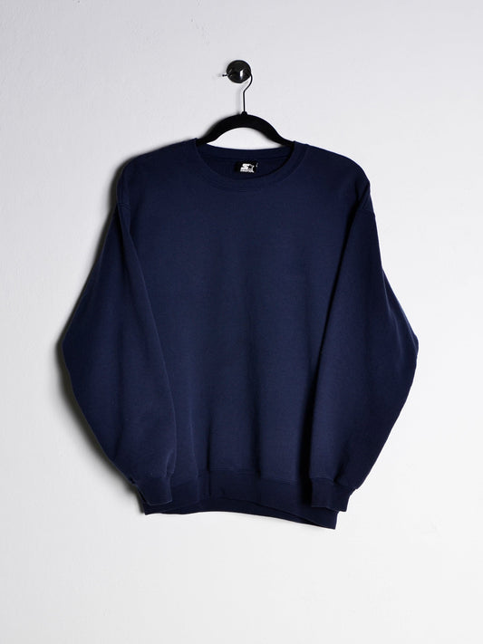 Vintage Starter Basic Sweatshirt Blue // XXS - RHAGHOUSE VINTAGE