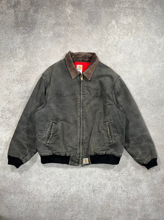 Carhartt Santa Fe Bomber Black // Medium - RHAGHOUSE VINTAGE