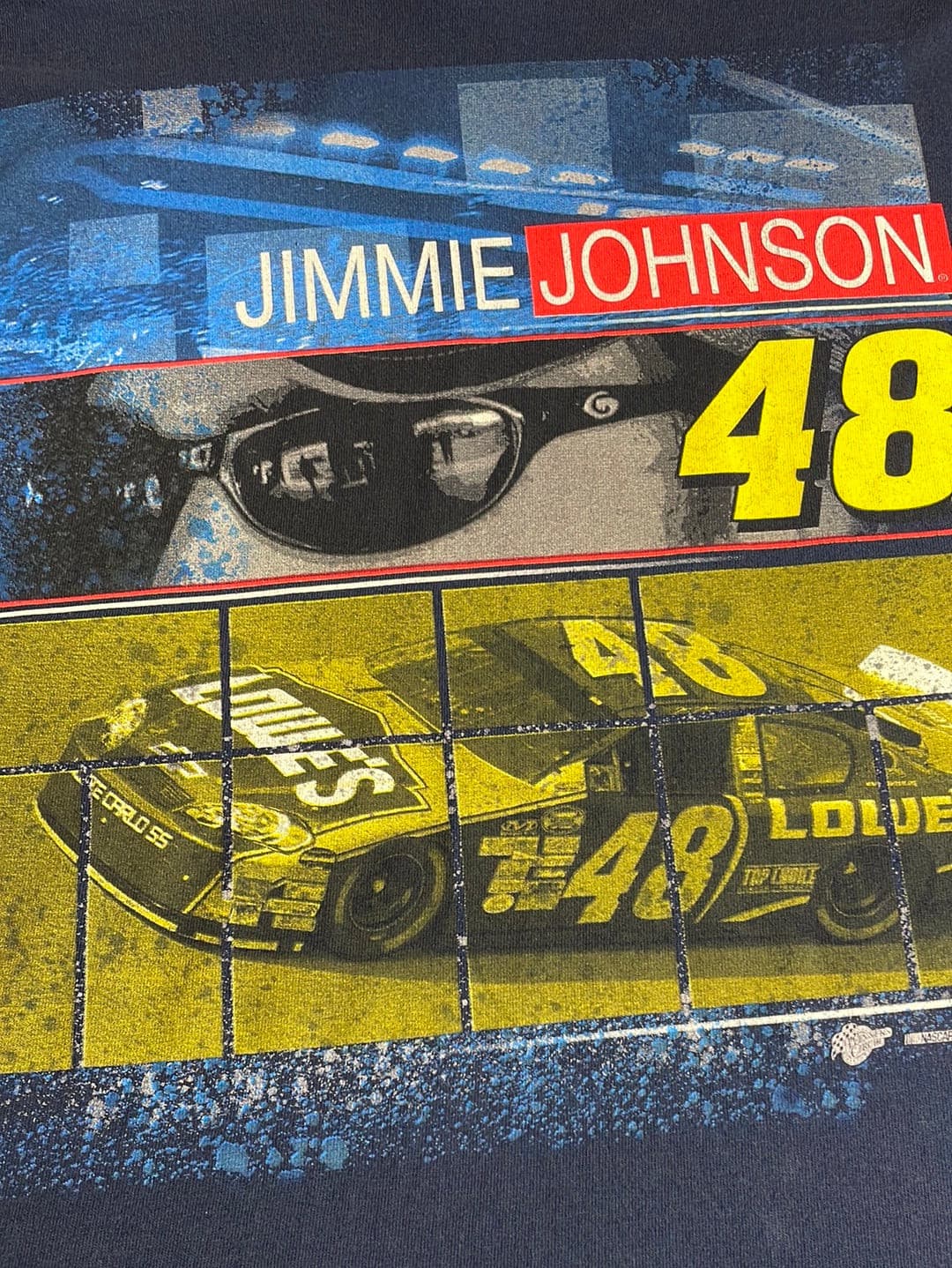 Vintage Nascar „Jimmie Johnson“ Tee Blue // X-Large - RHAGHOUSE VINTAGE