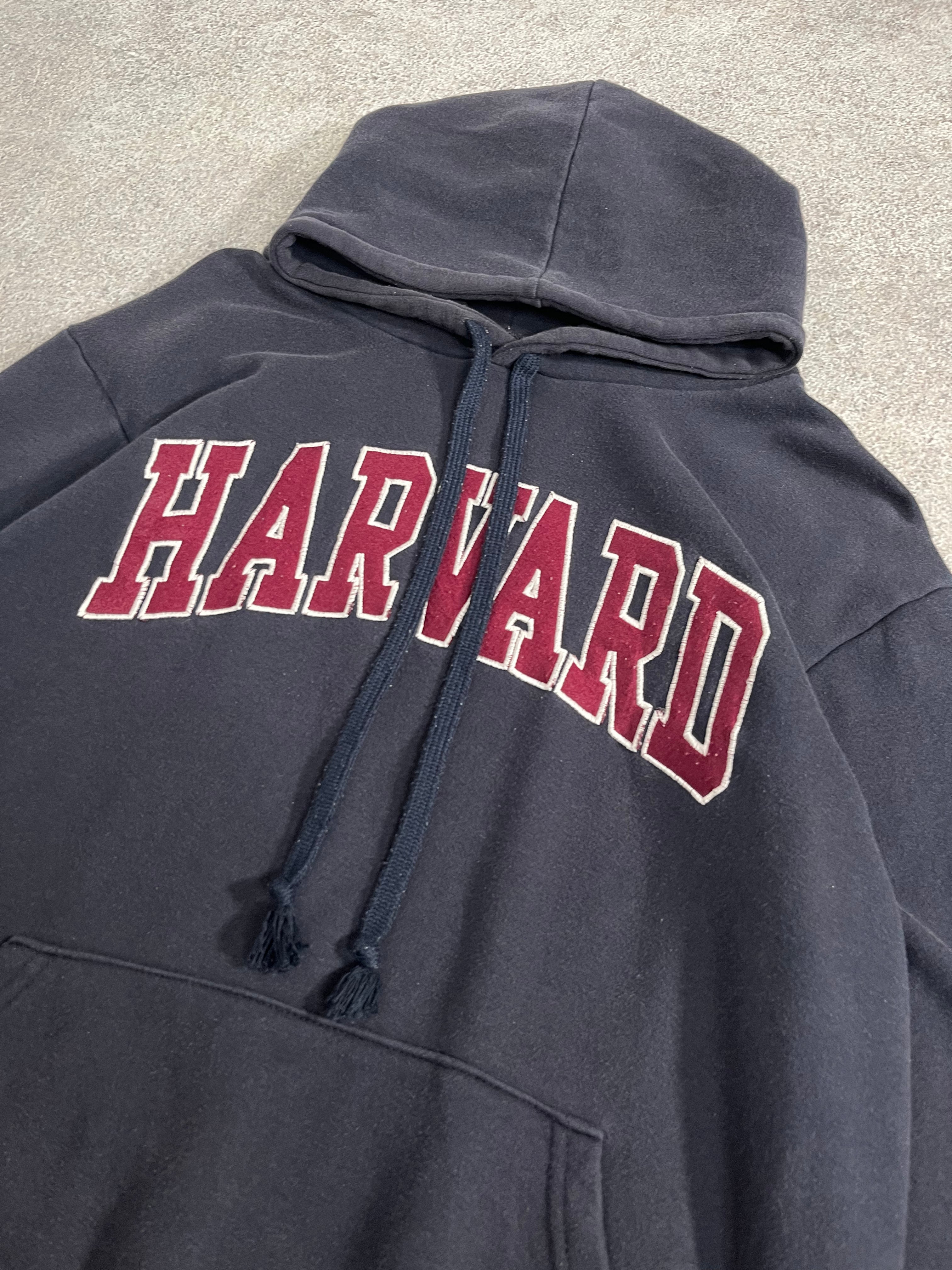 Vintage Harvard University Hoodie Blue // Small - RHAGHOUSE VINTAGE