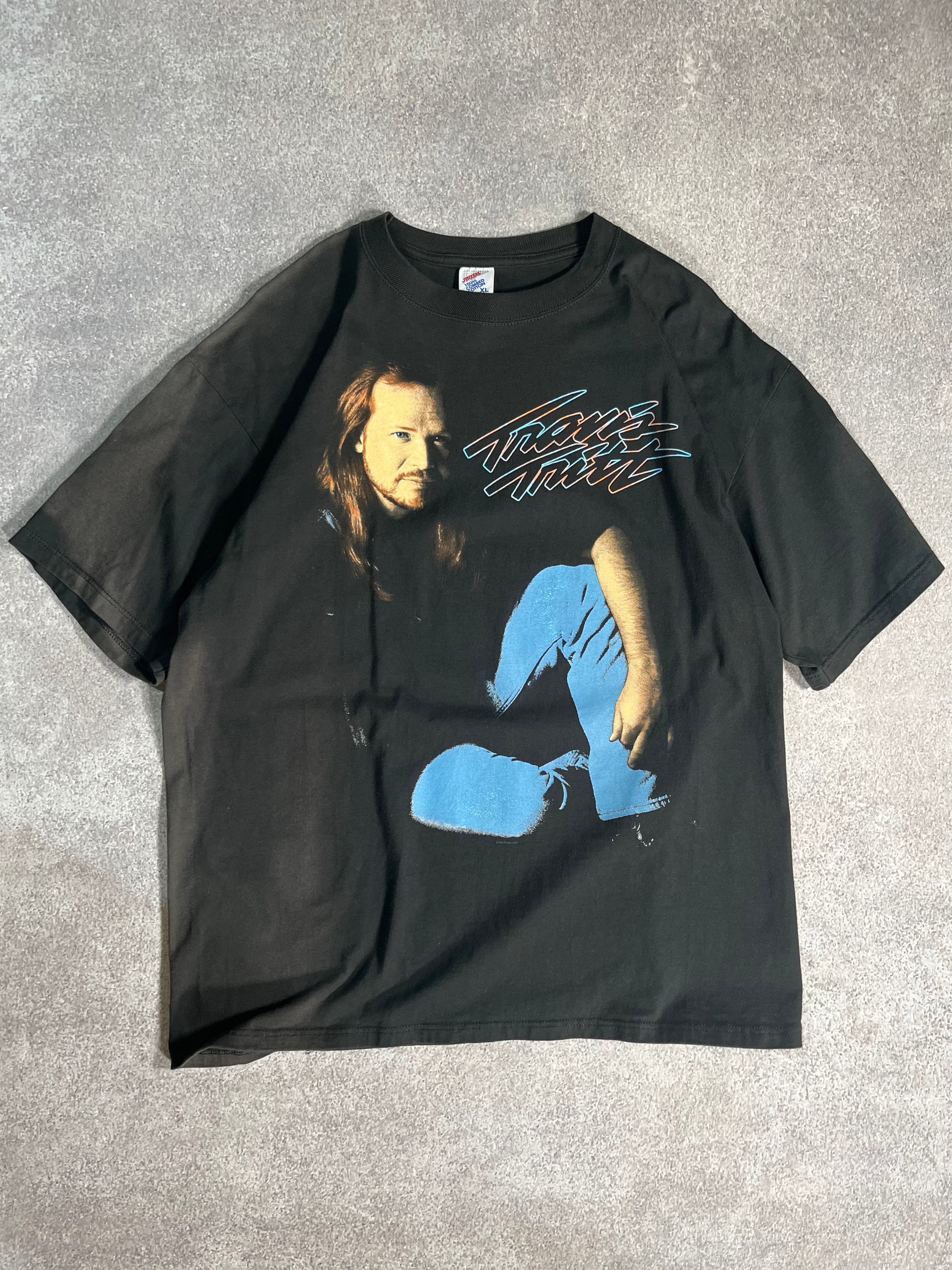 Vintage Travis Tritt T Shirt Black // X-Large - RHAGHOUSE VINTAGE