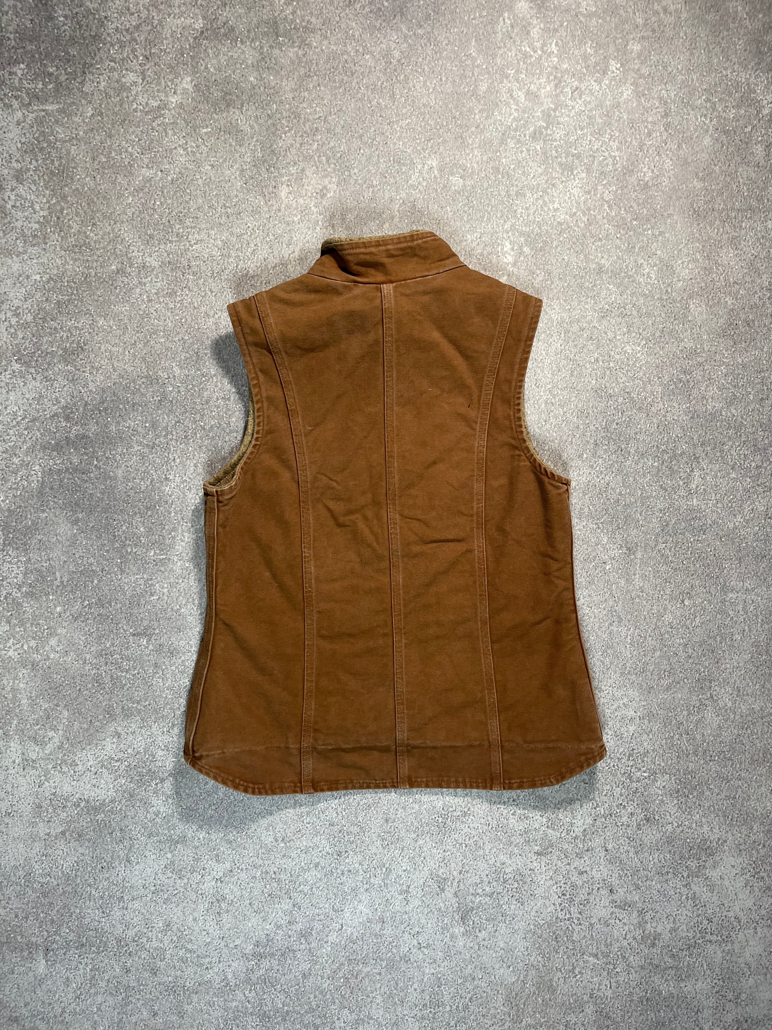 Carhartt Canvas Vest Brown // Small - RHAGHOUSE VINTAGE