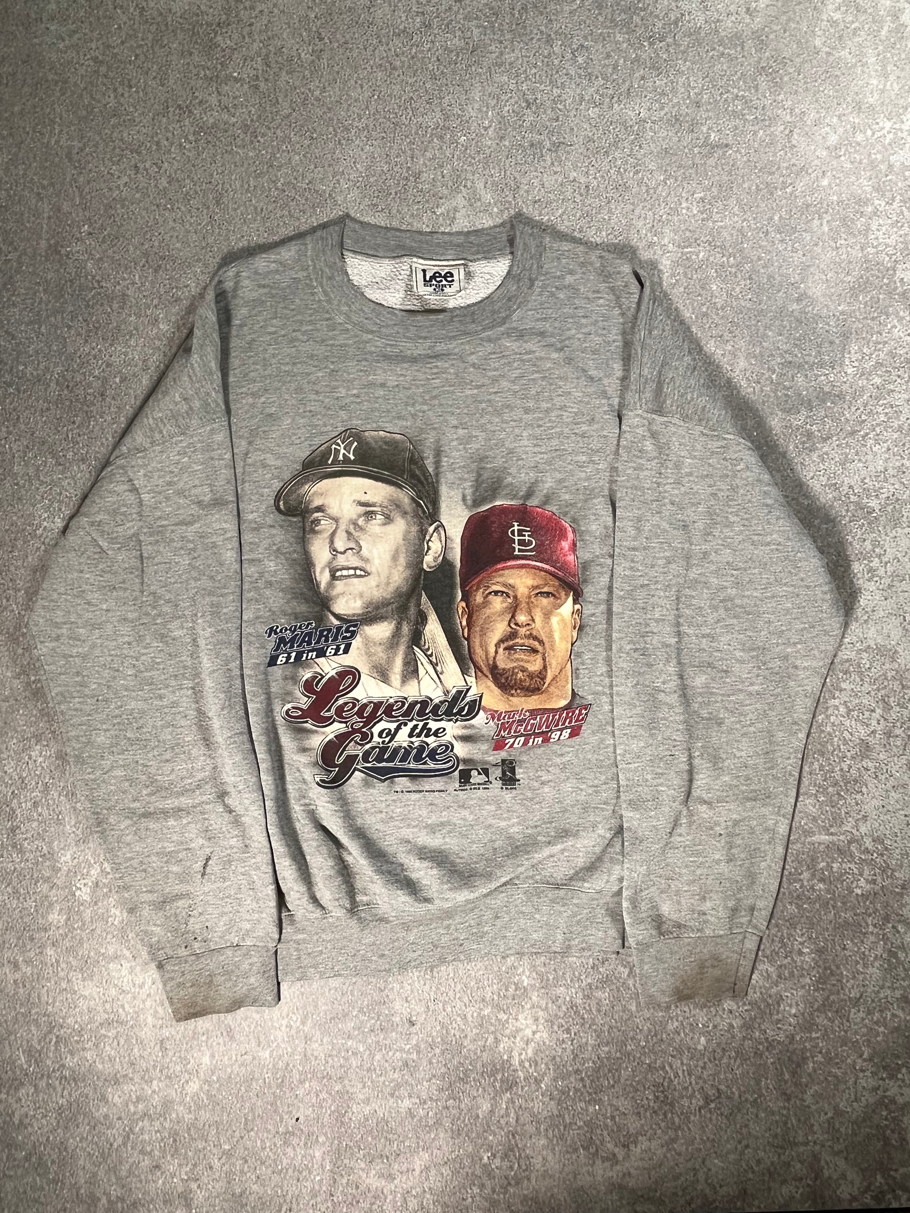 MLB Legends of the Game Sweatshirt Grey // X-Large - RHAGHOUSE VINTAGE