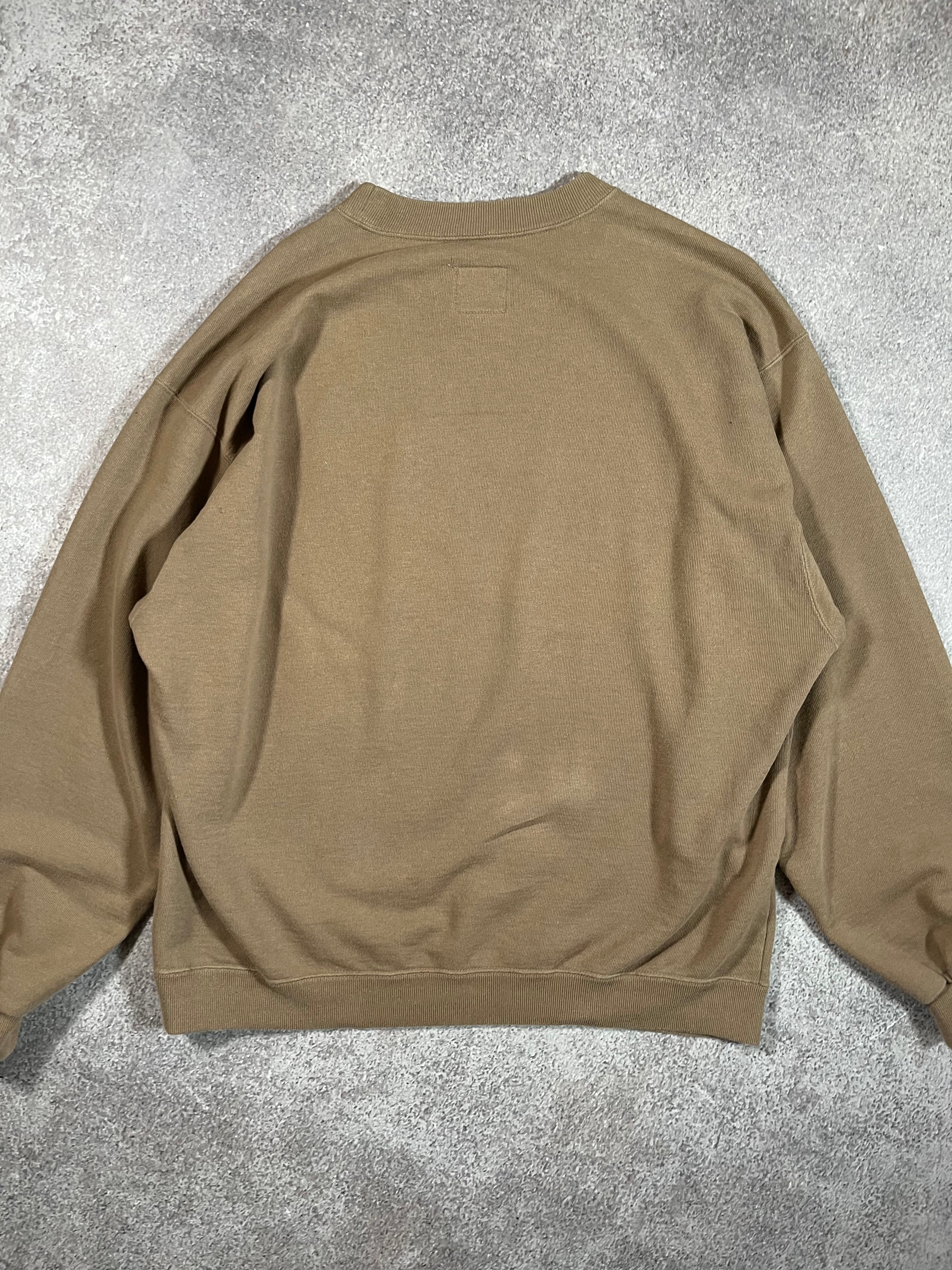 Vintage Nike Sweatshirt Light Brown // Small - RHAGHOUSE VINTAGE