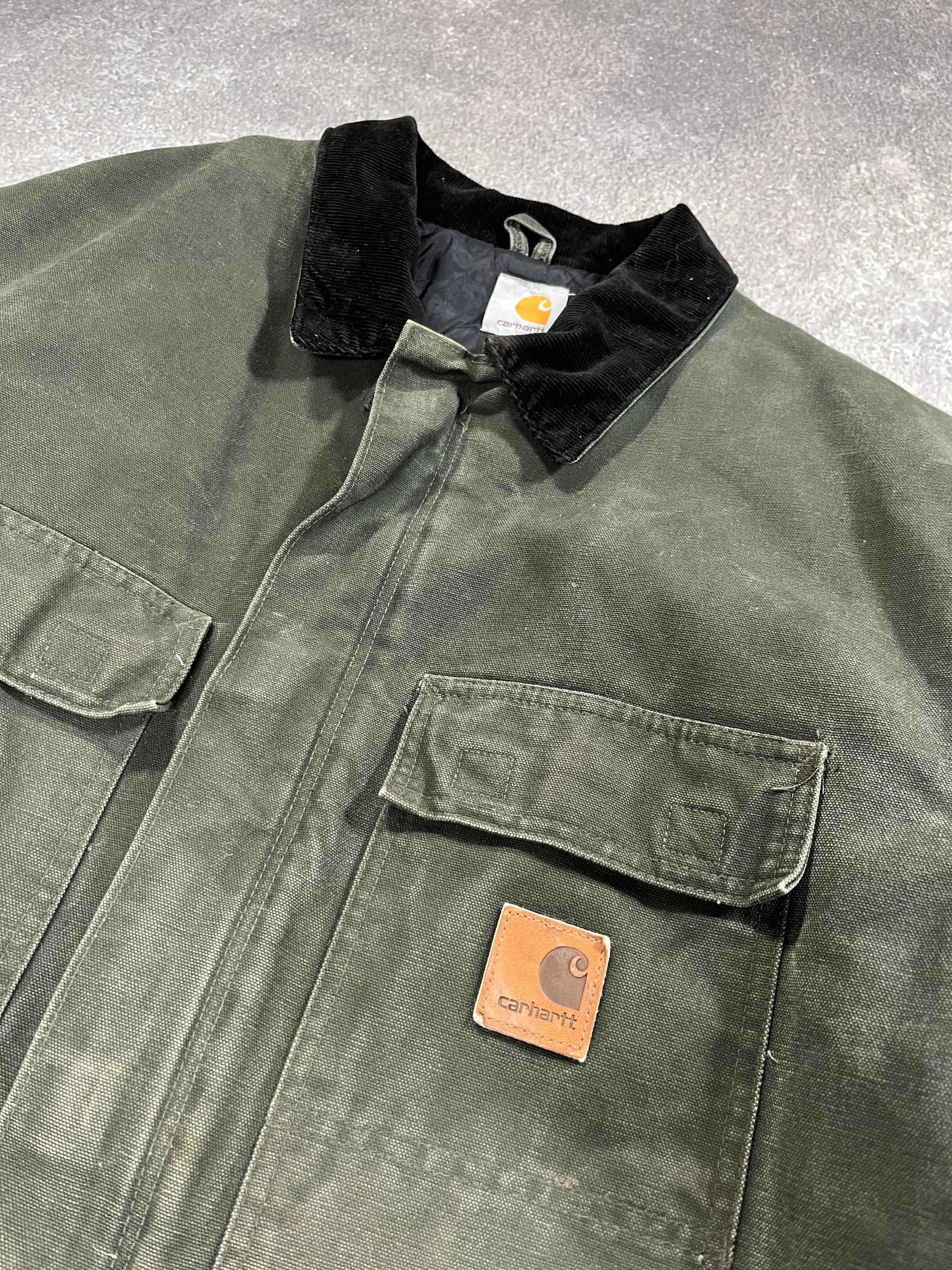 Carhartt Chore Coat Jacket Green // X-Large - RHAGHOUSE VINTAGE