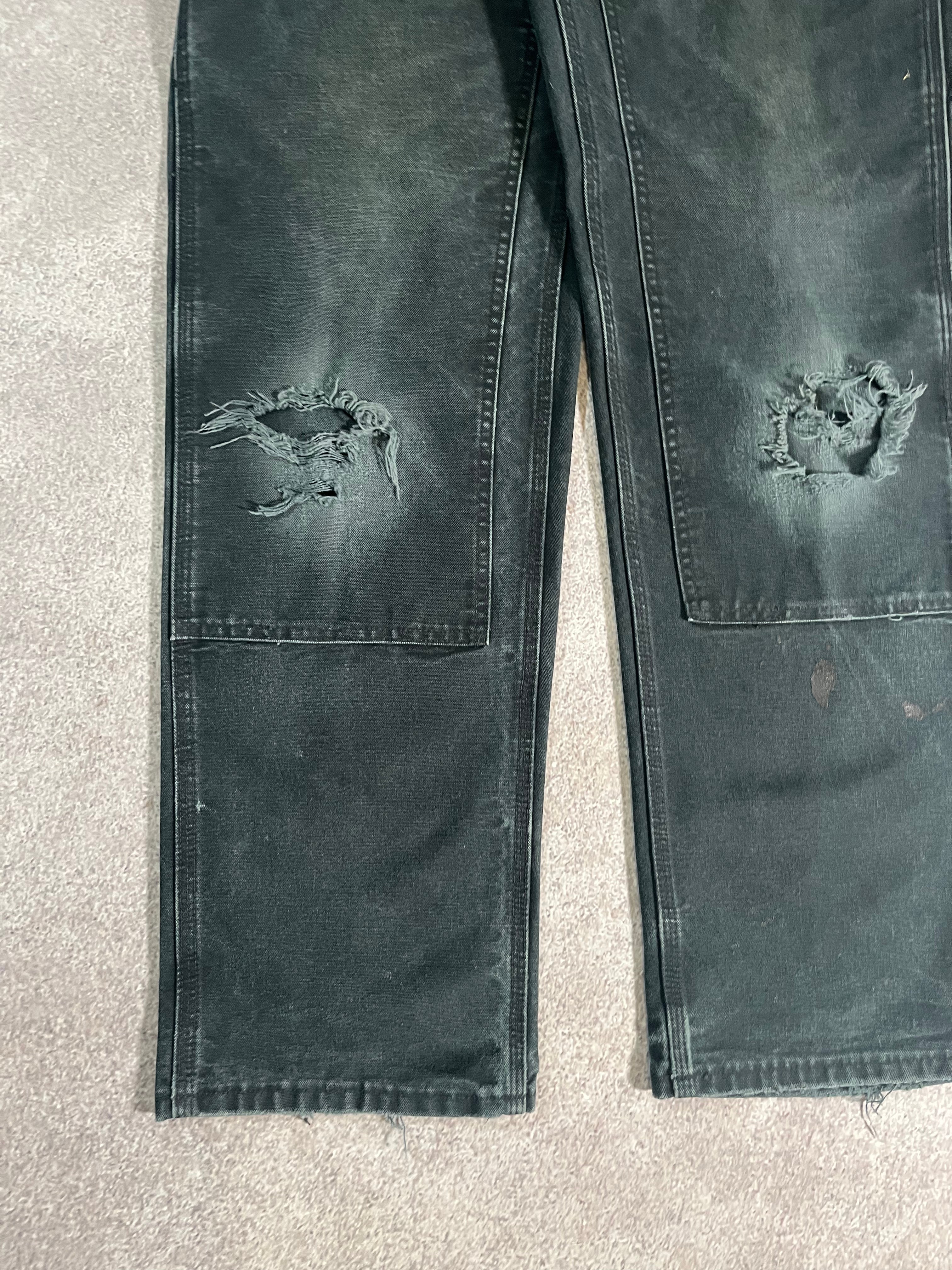 Kopie von Vintage Carhartt Double Knee Pants Green/Blue // W33 L33 - RHAGHOUSE VINTAGE