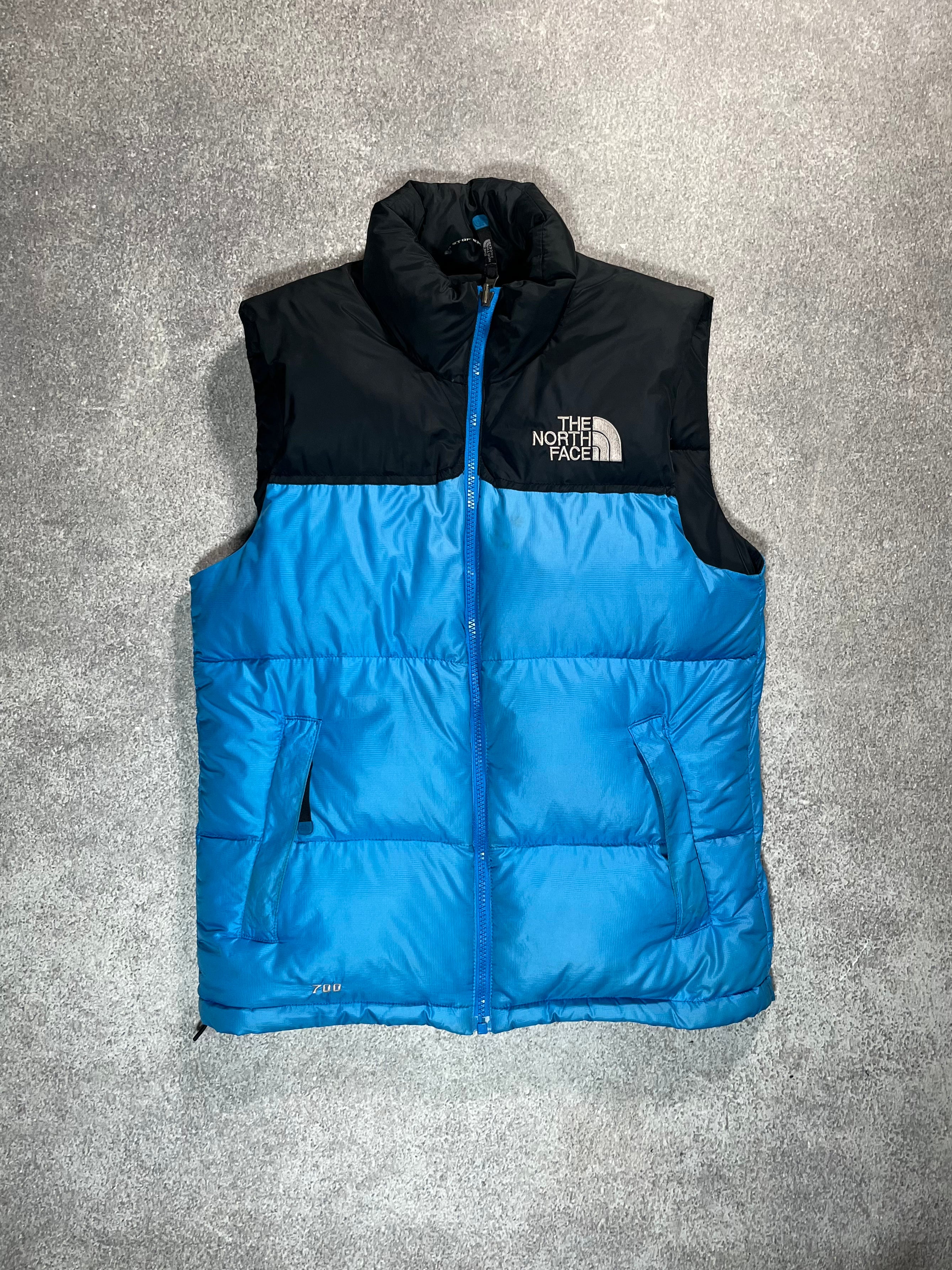 The North Face 700 Puffer Vest Blue // Small - RHAGHOUSE VINTAGE