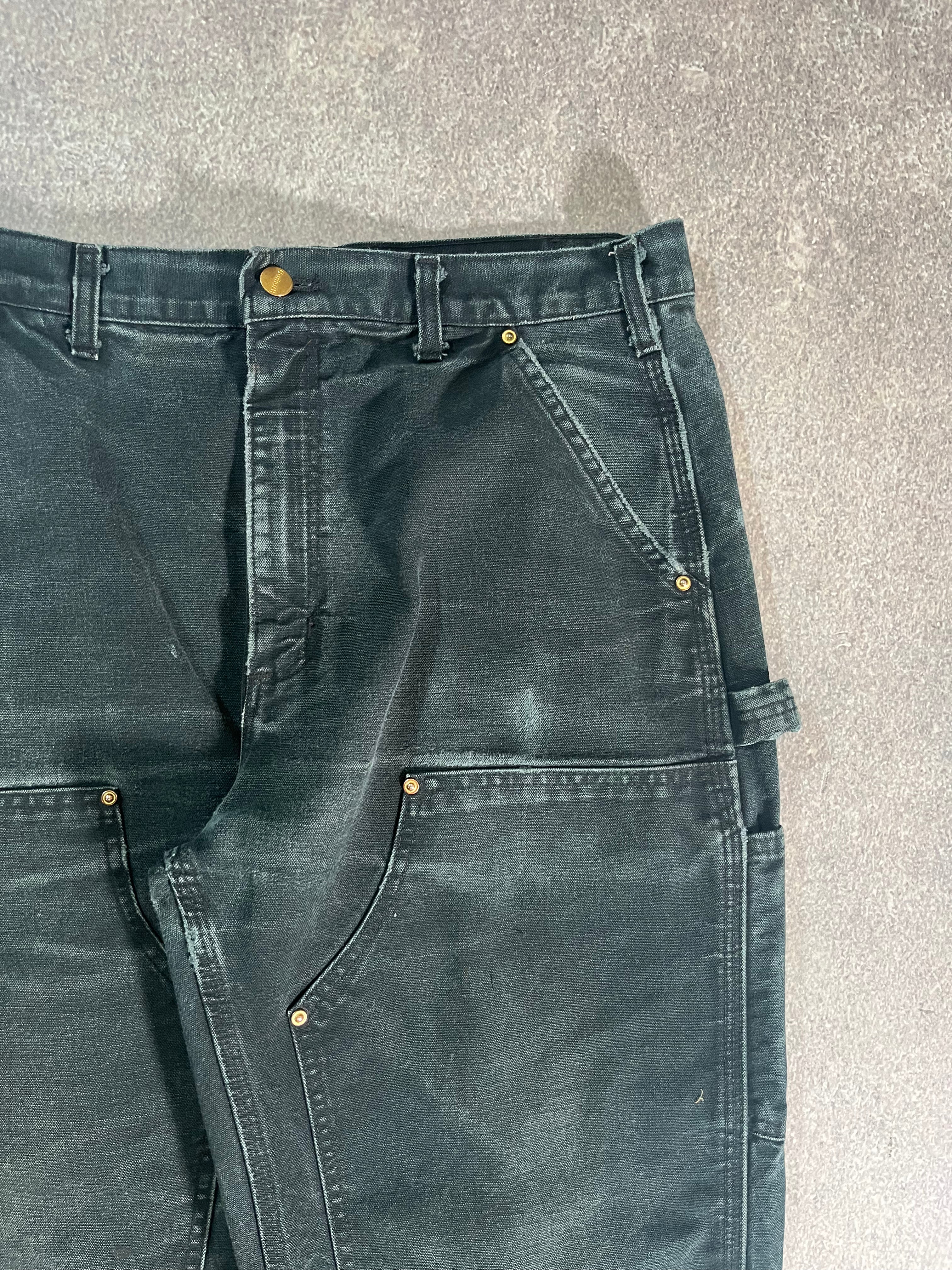 Kopie von Vintage Carhartt Double Knee Pants Green/Blue // W33 L33 - RHAGHOUSE VINTAGE