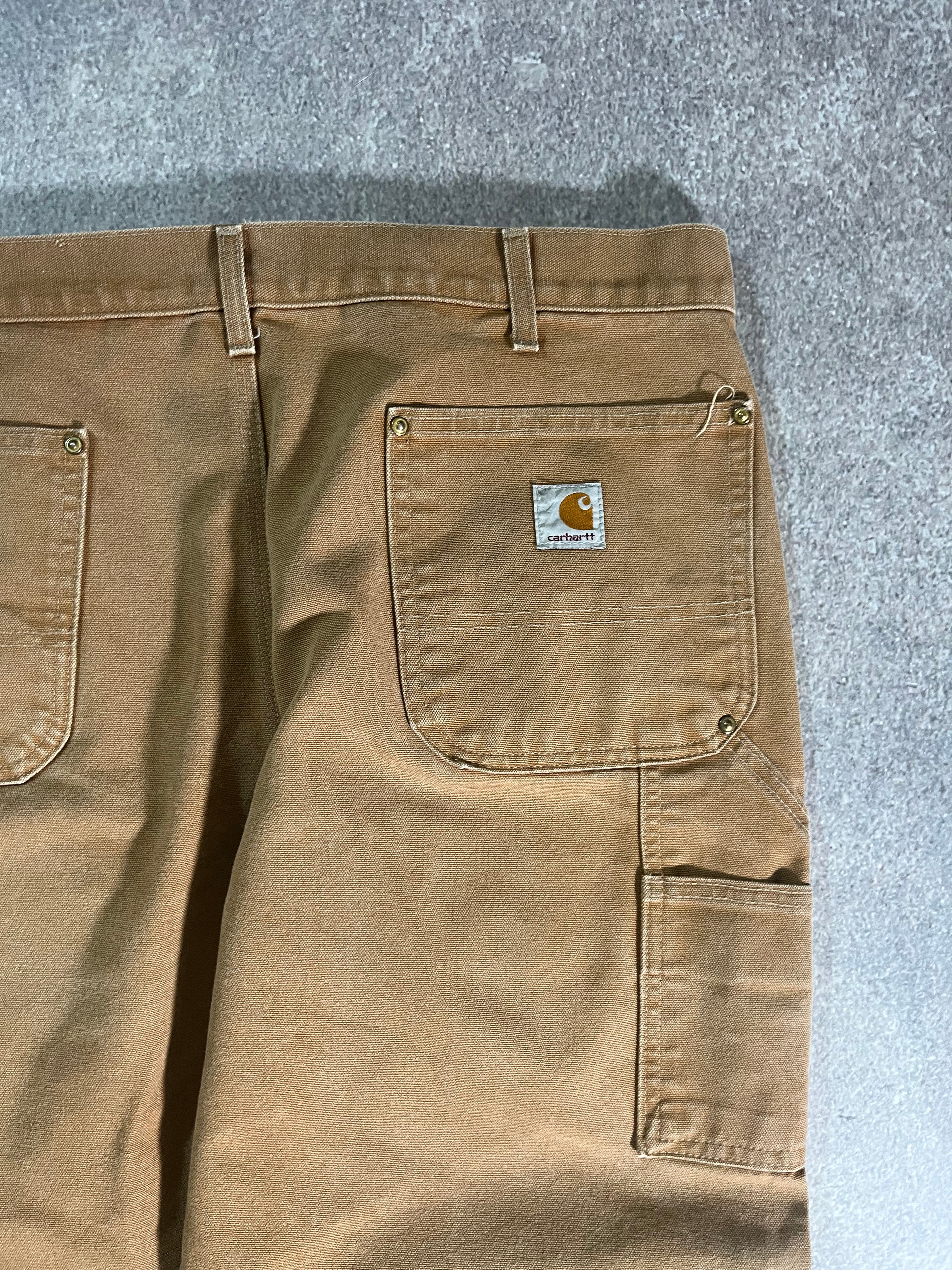 Vintage Carhartt Double Knee Pants Brown  // W36 L30 - RHAGHOUSE VINTAGE
