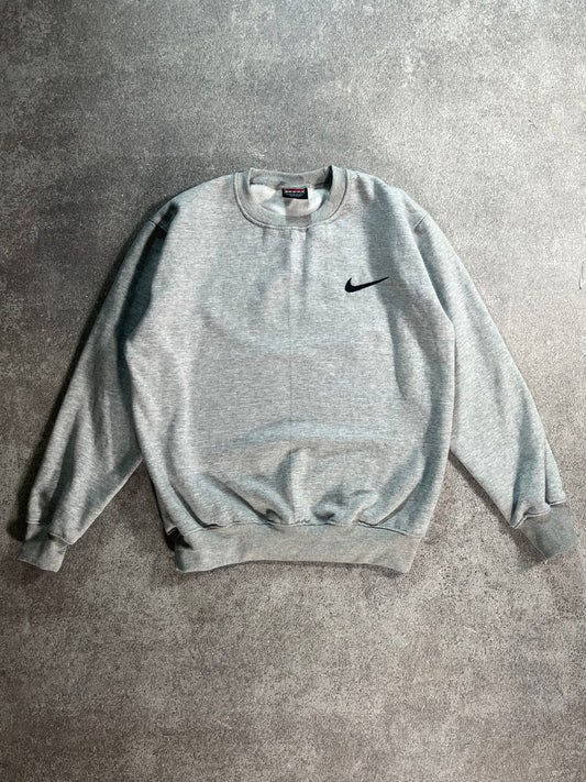 Vintage Nike Sweater Grey // Small - RHAGHOUSE VINTAGE